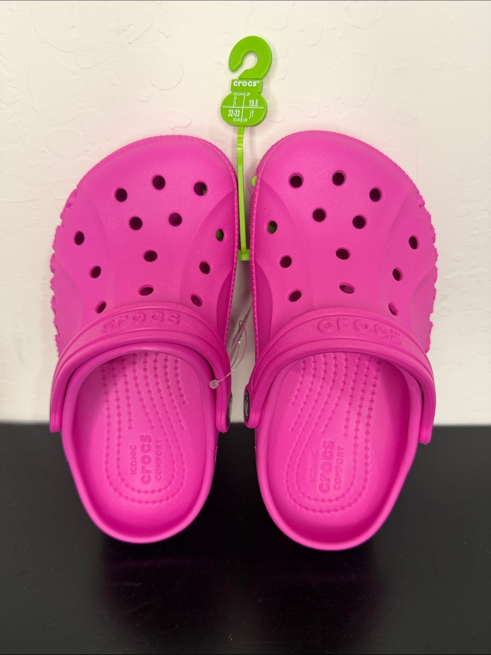 Brand New! CROCS Kids Classic Clog - Hot Pink Sz 1